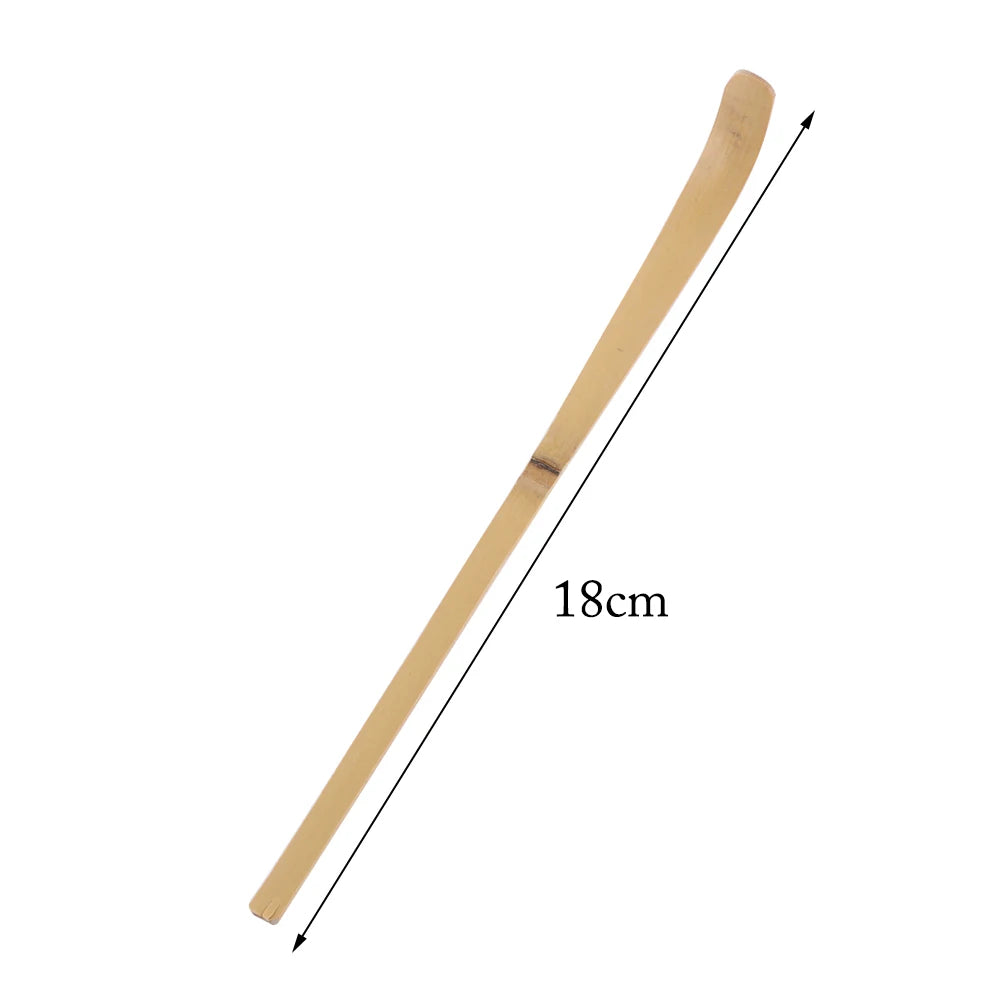 Wood Cooking Utensil Tea Leaf Matcha Sticks Teaware Spice Gadget Spoon Teaware Black Bamboo Kitchen Tool 180*10*10mm