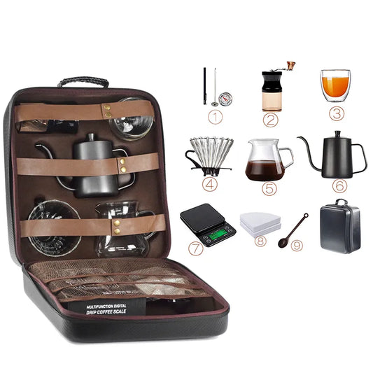 10 Pieces/Set of Travel Coffee Accessories