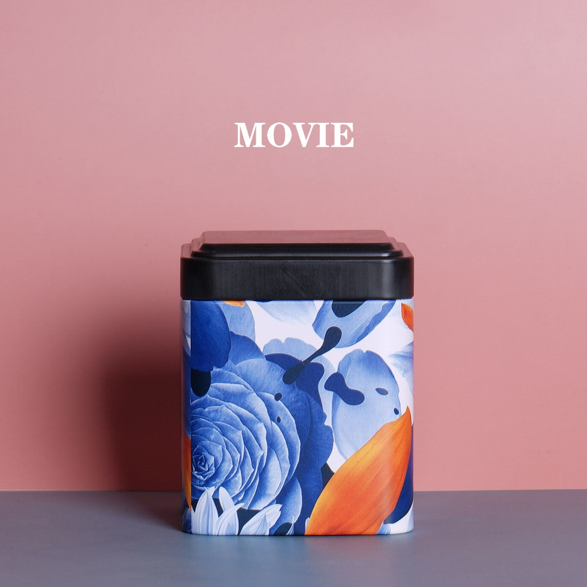 Mini Square Jar Tea Tinplate Box Creative Universal Cans Small Tea Cans Candy Scented Green Tea Storage Box