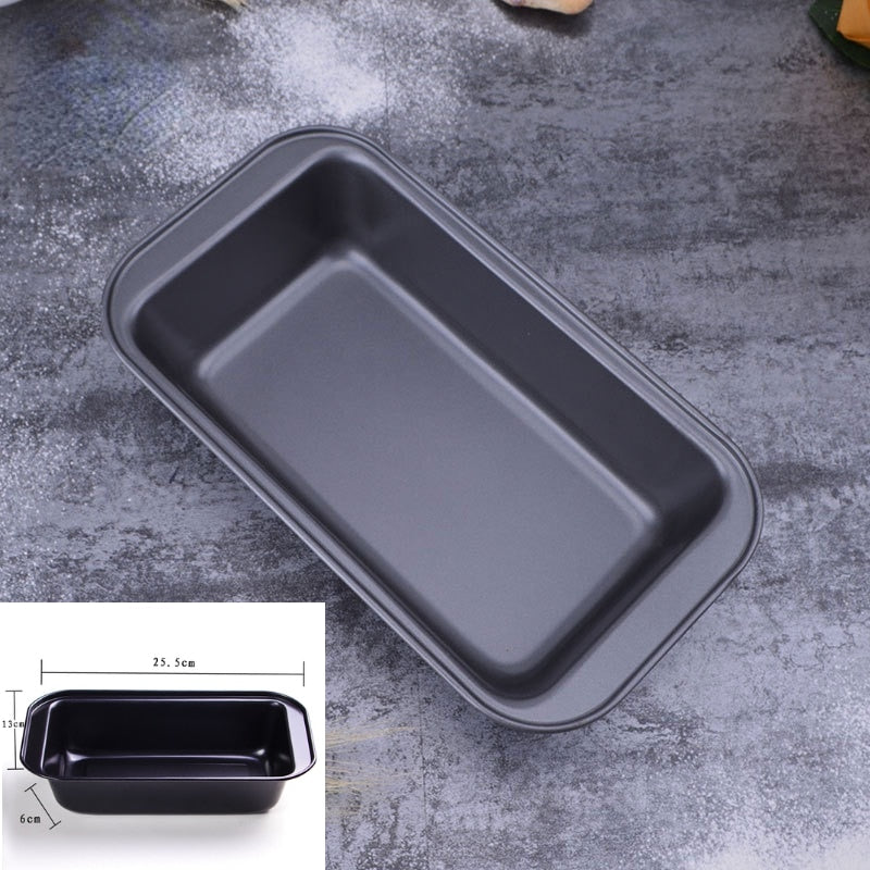 450g Rectangle Loaf Pan with Cover Bread Baking Mould Cake Toast Non-Stick Toast Box with Lid  Gold Aluminized Steel Bread Mould
