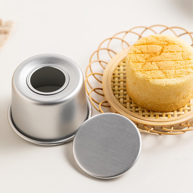 5PCS Mini Cake Mold Removable Non-stick Round DIY Cake Muffin Baking Mold Mould Tool Set Cake Decorating Tool